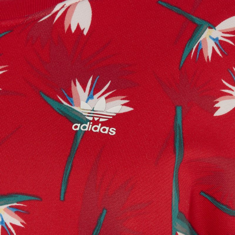 Moteriškas džemperis adidas Thebe Magugu Crew power red/multicolor 3