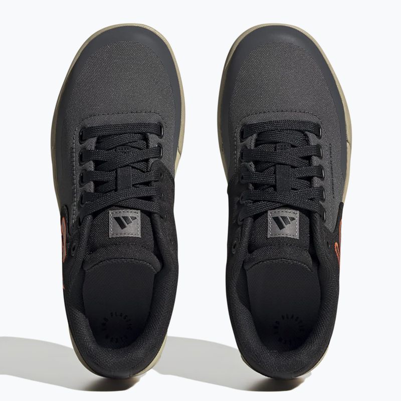 Moteriški platforminiai dviračių bateliai adidas FIVE TEN Freerider Pro Canvas W grey six/grey four/impact orange 10