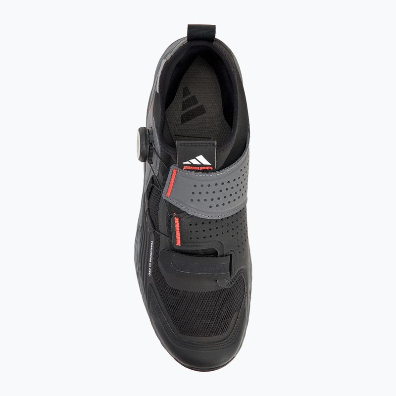 Vyriški dviračių MTB batai adidas FIVE TEN Trailcross Pro Clip-In grey five / core black / red 5