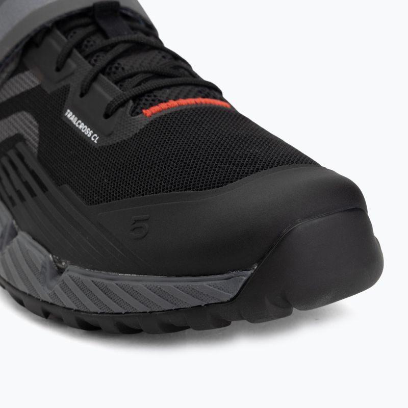 Dviračių batai MTB vyriški adidas FIVE TEN Trailcross Clip In core black/grey three/red 7