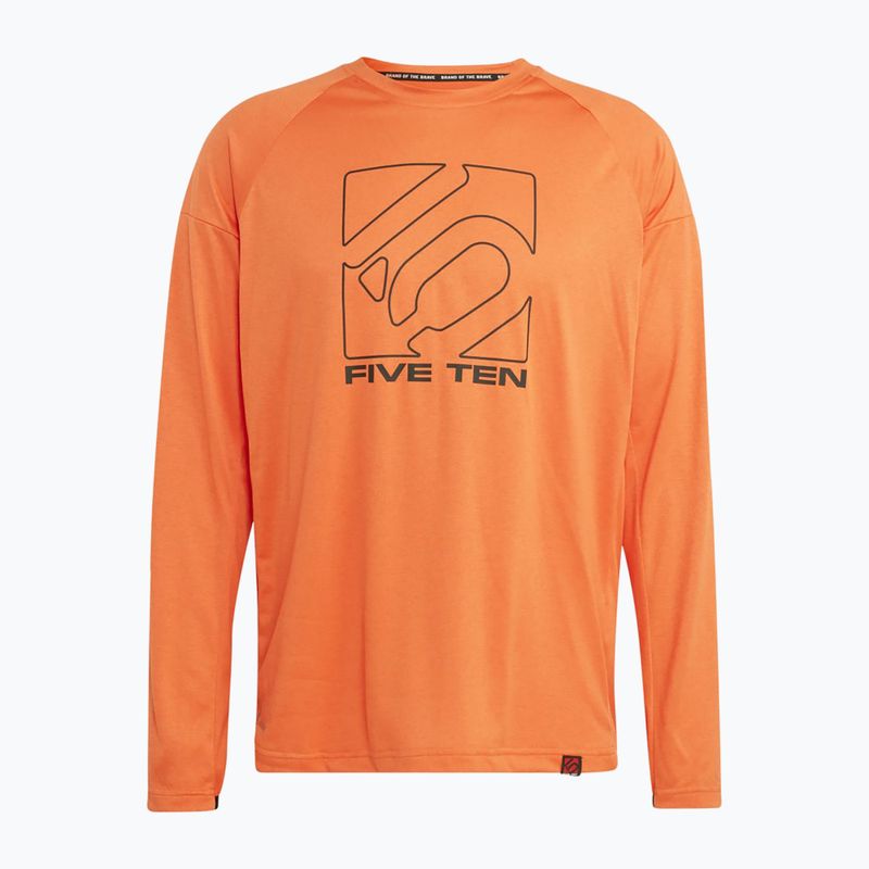 Dviračių marškinėliai adidas FIVE TEN Long Sleeve Jersey semi impact orange 7