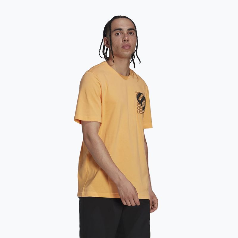 Vyriški marškinėliai adidas FIVE TEN Brand Of The Brave Tee rūko oranžinė 3
