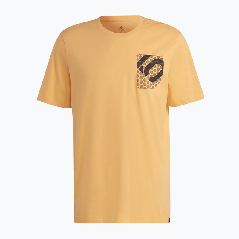 Vyriški marškinėliai adidas FIVE TEN Brand Of The Brave Tee rūko oranžinė 7