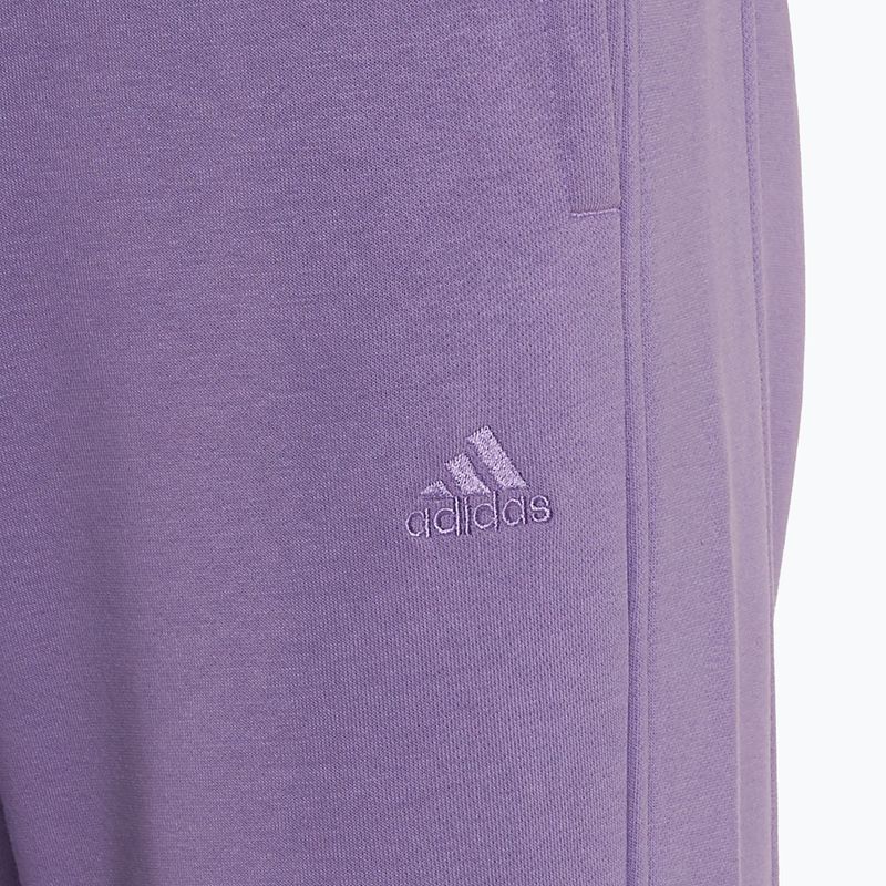 Moteriškos kelnės adidas All SZN Fleece violet fusion 3