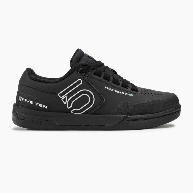 Dviračio batai platformos moteriški adidas FIVE TEN Freerider Pro core black/crystal white/acid mint 2