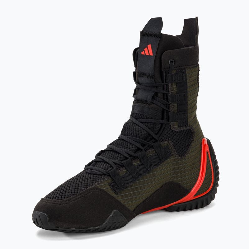 Bokso bateliai adidas Speedex 23 carbon/core black/solar red 7