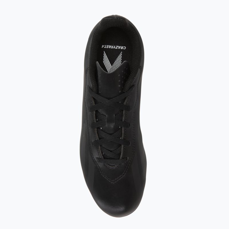 Vaikiški futbolo batai adidas X Crazyfast 4 FxG core black 5