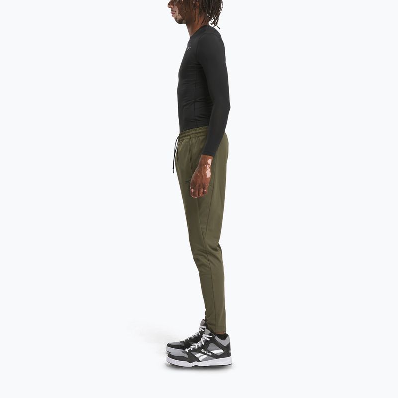 Vyriški bėgimo marškinėliai ilgomis rankovėmis Reebok Compression black 2