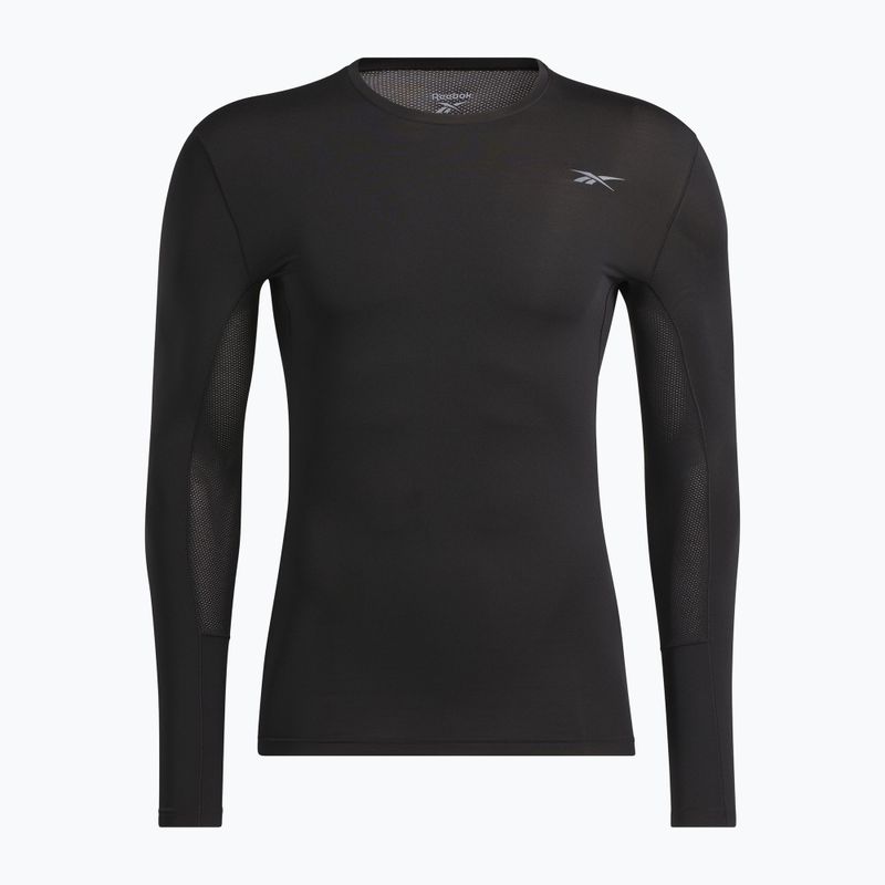 Vyriški bėgimo marškinėliai ilgomis rankovėmis Reebok Compression black 4