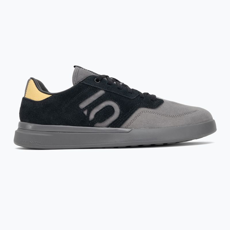 Vyriški platforminiai dviračių batai adidas FIVE TEN Sleuth core black/charcoal/oat 2