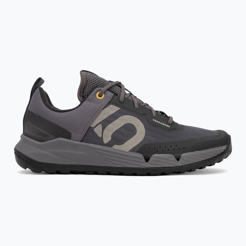Vyriški adidas FIVE TEN Trailcross LT platforminiai dviračių batai charcoal/putty grey/oat 2