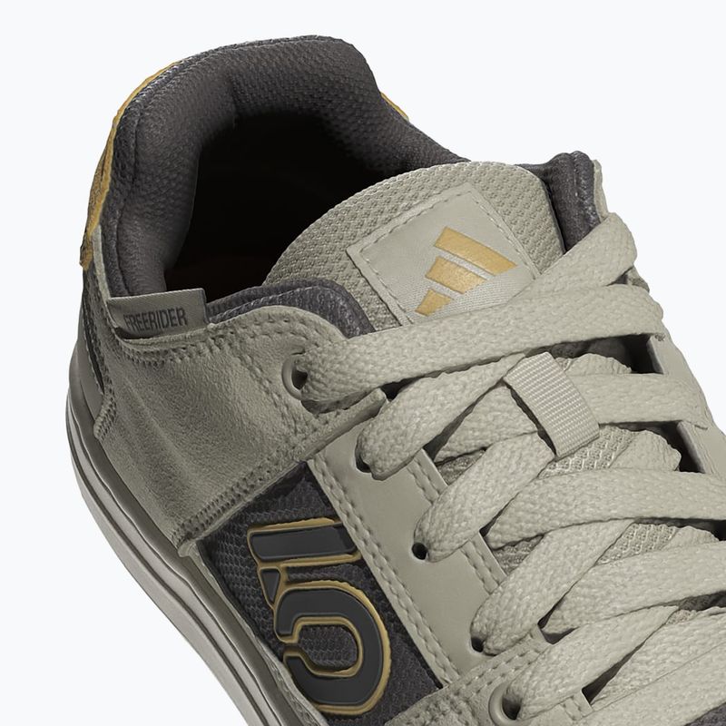 Moteriški platforminiai dviračių batai adidas FIVE TEN Freerider putty grey/oat/charcoal 5