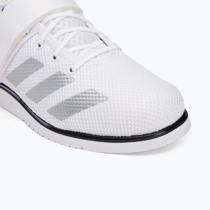 Vyriški sunkiosios atletikos bateliai adidas Powerlift 5 cloud white/ core black/ grey two 7