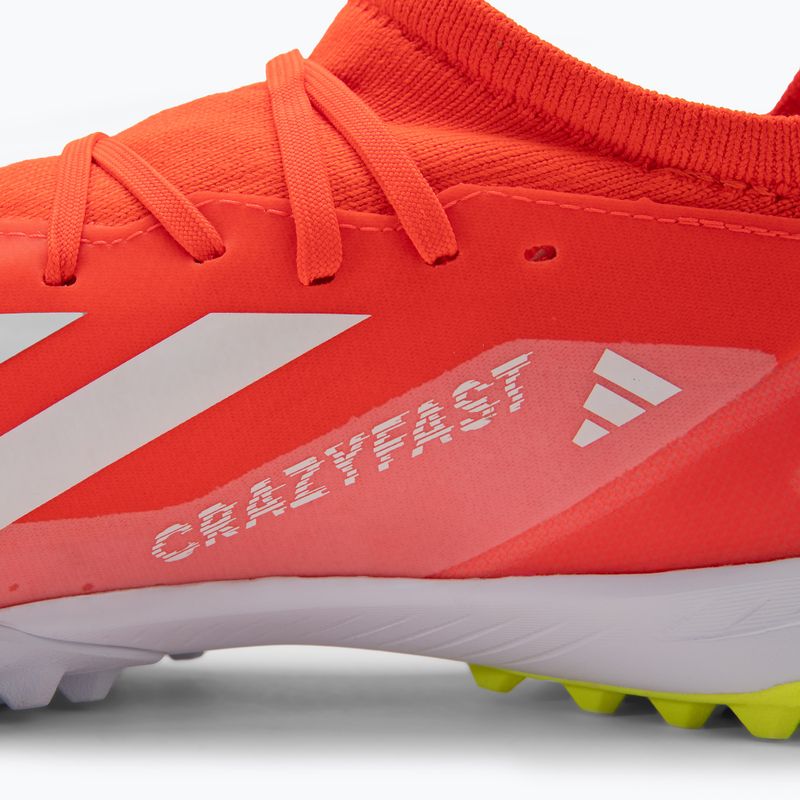 Vyriški futbolo batai adidas X Crazyfast League TF solar red/cloud white/team solar yellow 8