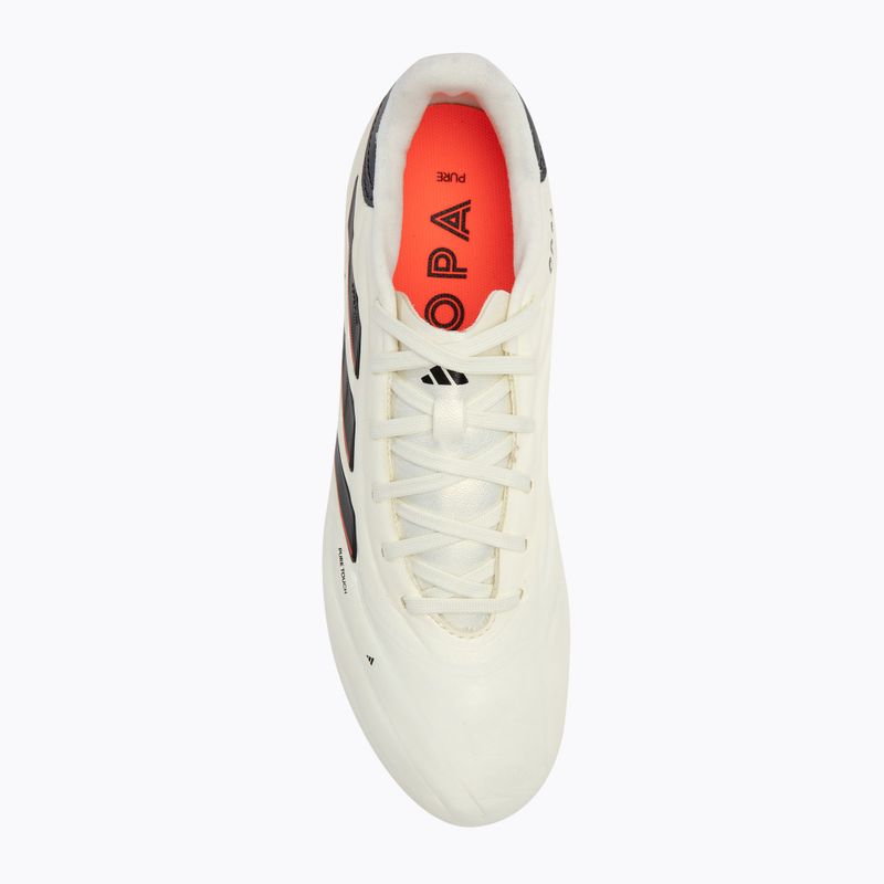 Vyriški futbolo batai adidas Copa Pure II Pro FG ivory/core black/solar red 5