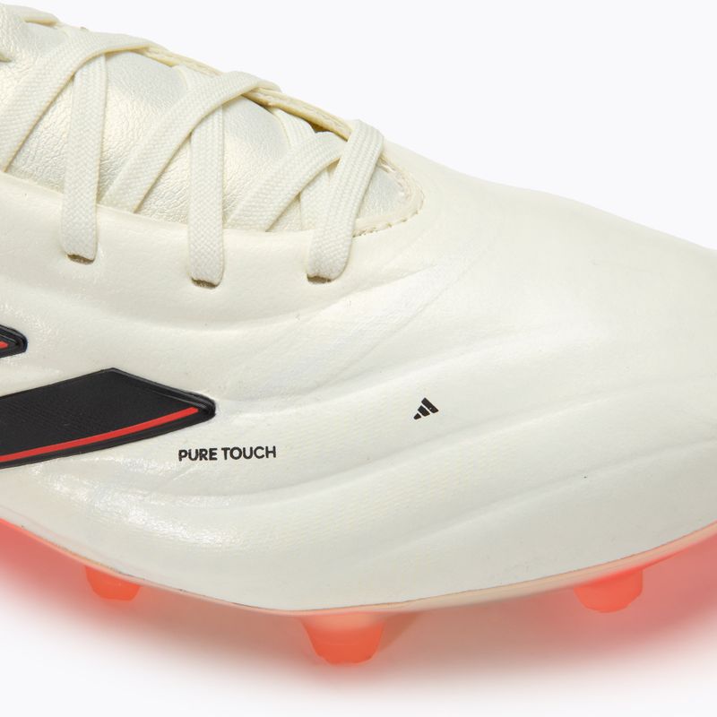 Vyriški futbolo batai adidas Copa Pure II Pro FG ivory/core black/solar red 7