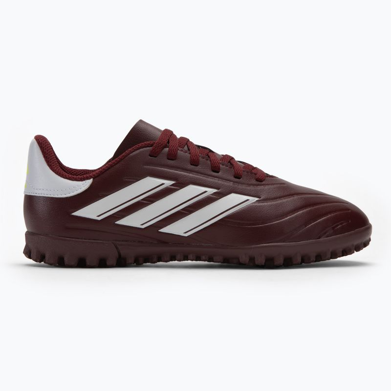 Vaikiški futbolo batai adidas Copa Pure II Club TF shadow red/footwear white/team solar yellow 2
