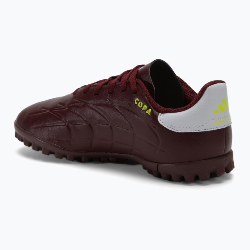Vaikiški futbolo batai adidas Copa Pure II Club TF shadow red/footwear white/team solar yellow 3