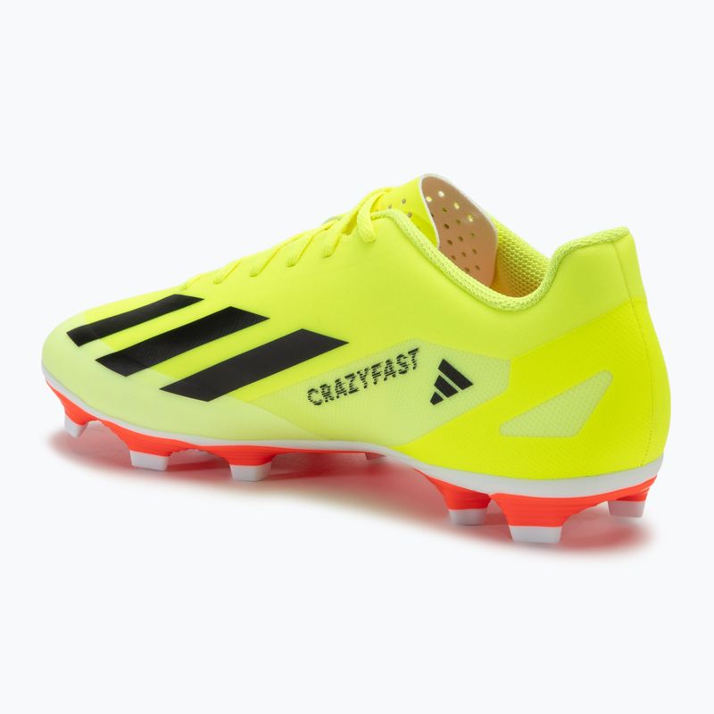 Vyriški futbolo batai adidas X Crazyfast Club FxG team solar yellow/core black/cloud white 3