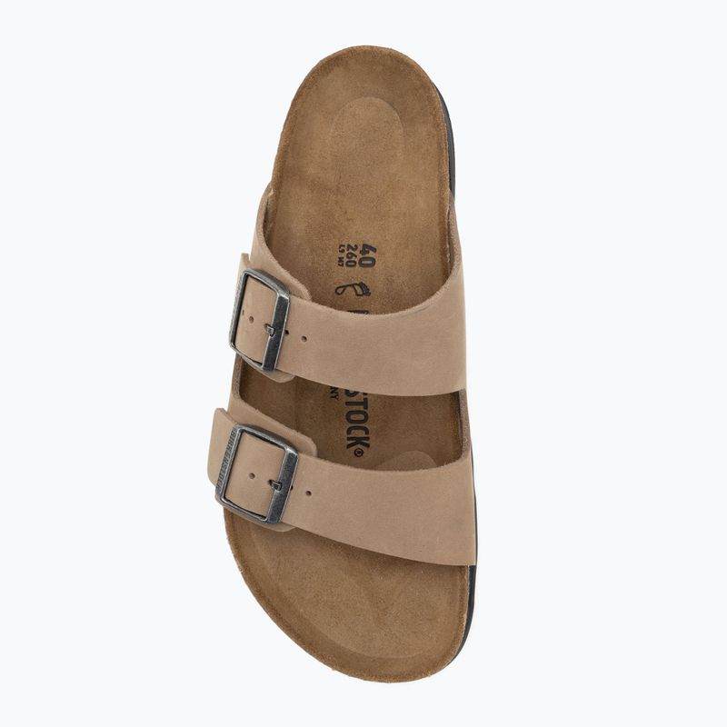 Šlepetės BIRKENSTOCK Arizona Crosstown Regular tabacco brown 6