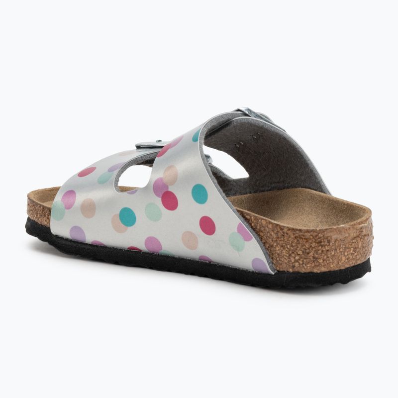Vaikiškos šlepetės BIRKENSTOCK Arizona BF Narrow electric metallic dots silver 3