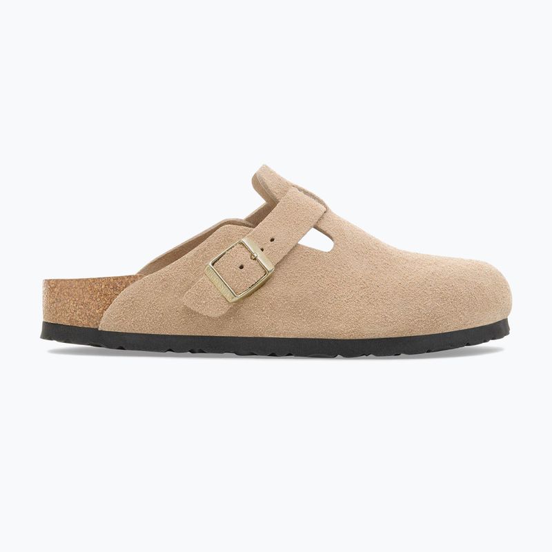 Šlepetės BIRKENSTOCK Boston Suede Leather sandcastle 2