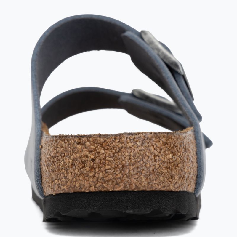 Šlepetės BIRKENSTOCK Arizona Soft Footbed Oiled Leather Narrow elemental blue 6