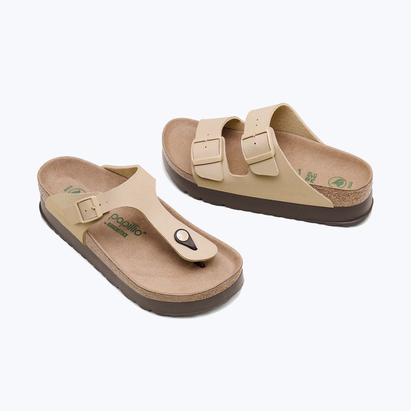 Šlepetės BIRKENSTOCK Arizona Flex Platform Birko-Flor sandcastle 5