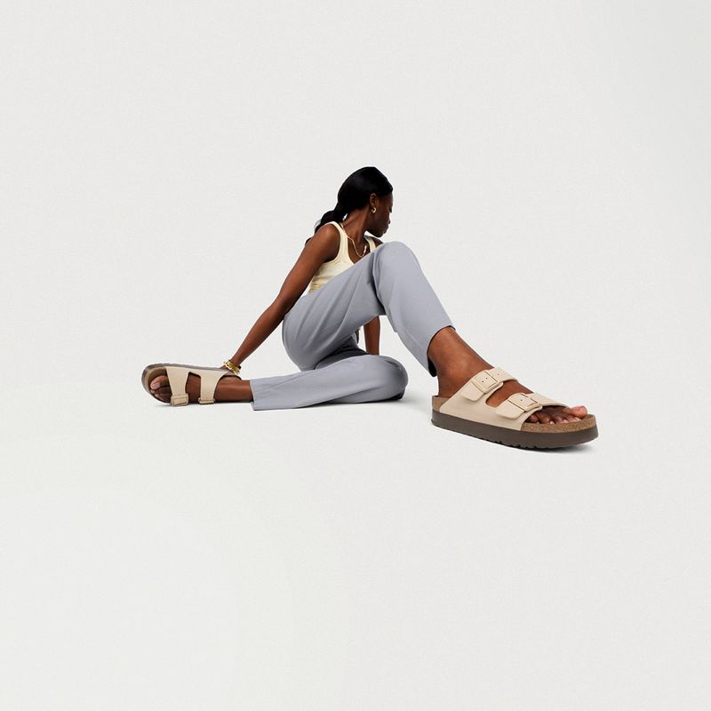 Šlepetės BIRKENSTOCK Arizona Flex Platform Birko-Flor sandcastle 6