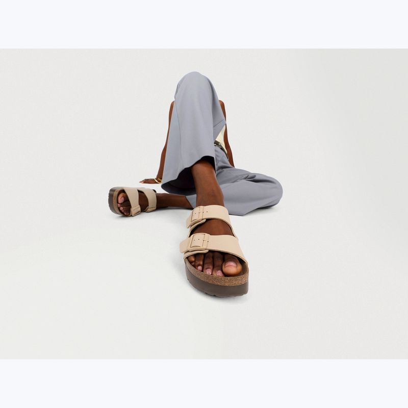Šlepetės BIRKENSTOCK Arizona Flex Platform Birko-Flor sandcastle 7