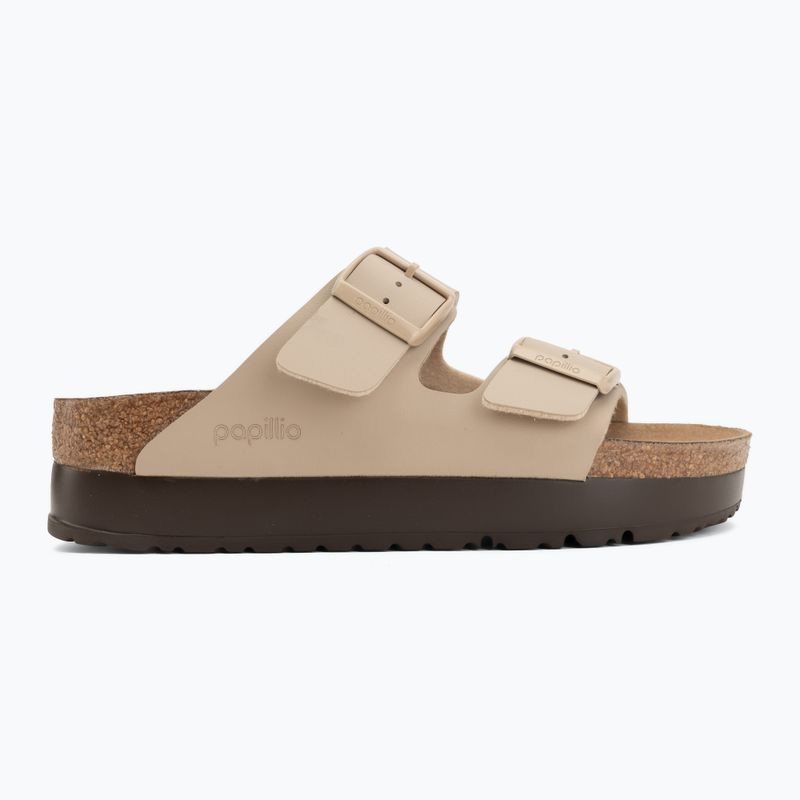 Klapki BIRKENSTOCK x Papillio Arizona Flex Platform Birko-Flor Narrow sandcastle 2