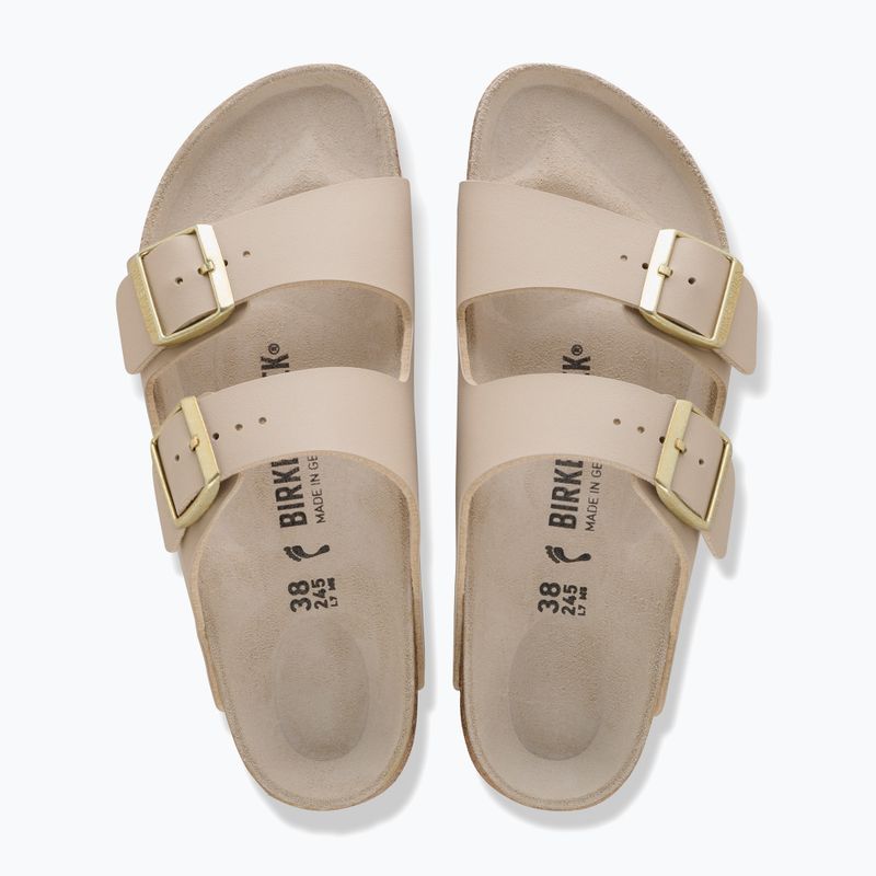 Moteriškos šlepetės BIRKENSTOCK Arizona Birko-Flor triples sandcastle/oyster 3
