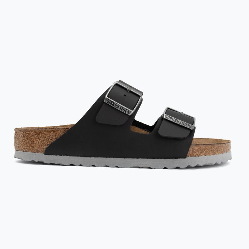 Šlepetės BIRKENSTOCK Arizona Birko-Flor black/light gray 2