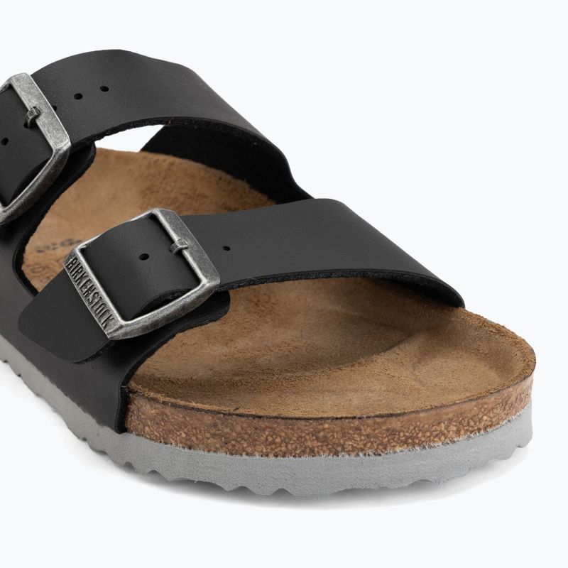 Šlepetės BIRKENSTOCK Arizona Birko-Flor black/light gray 7