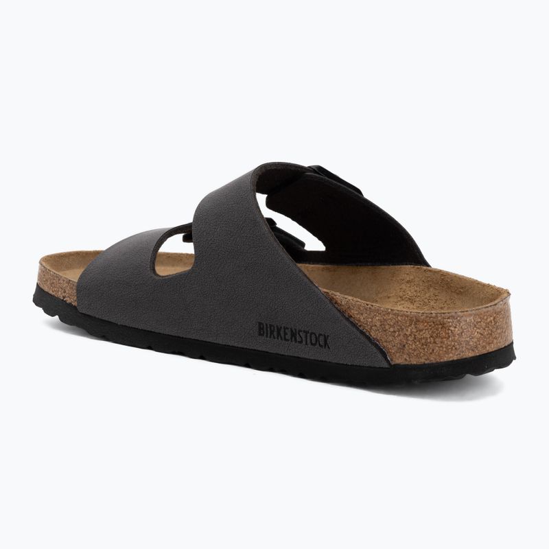 Šlepetės BIRKENSTOCK Arizona BF Narrow velvet pilka/juoda 3