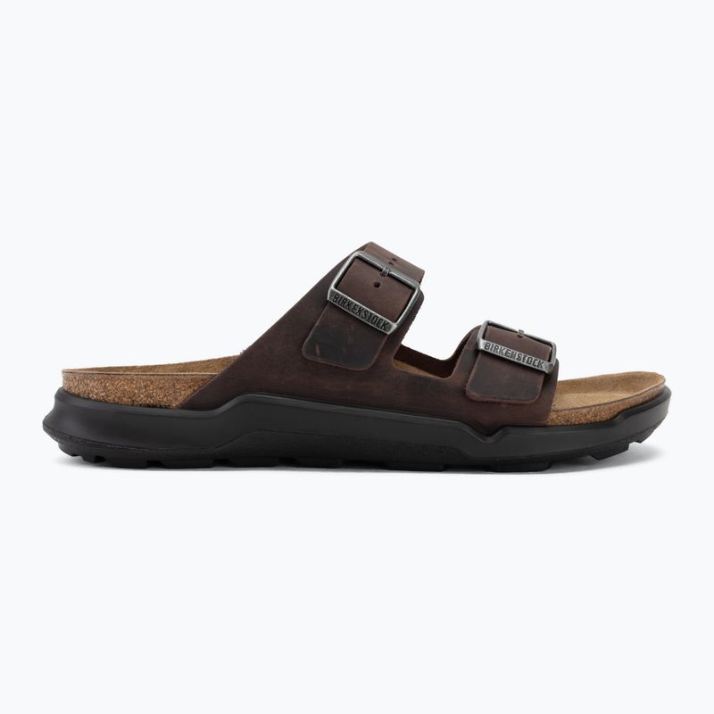 Vyriškos šlepetės BIRKENSTOCK Arizona Crosstown Oiled Leather Regular habana/black 2