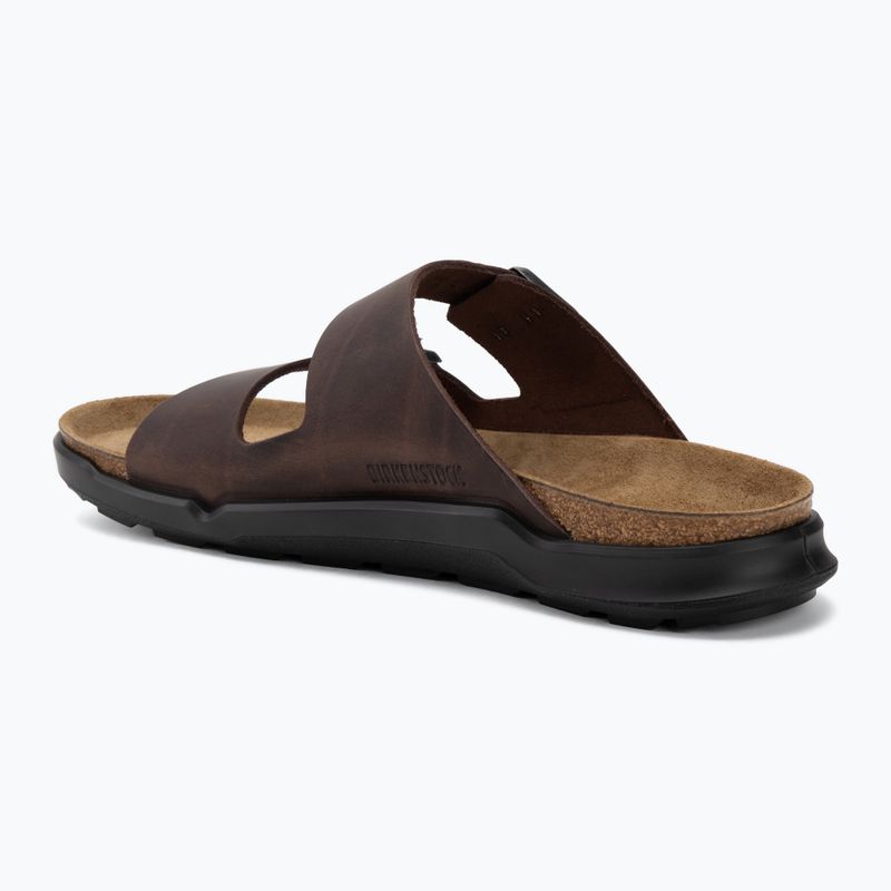 Vyriškos šlepetės BIRKENSTOCK Arizona Crosstown Oiled Leather Regular habana/black 3