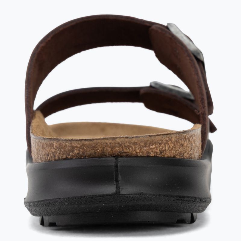 Vyriškos šlepetės BIRKENSTOCK Arizona Crosstown Oiled Leather Regular habana/black 6