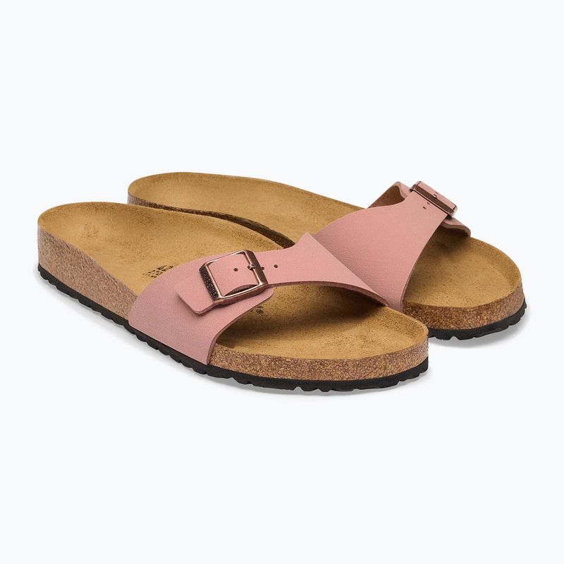Moteriškos šlepetės BIRKENSTOCK Madrid Birkibuc Narrow rožinės molio spalvos 3