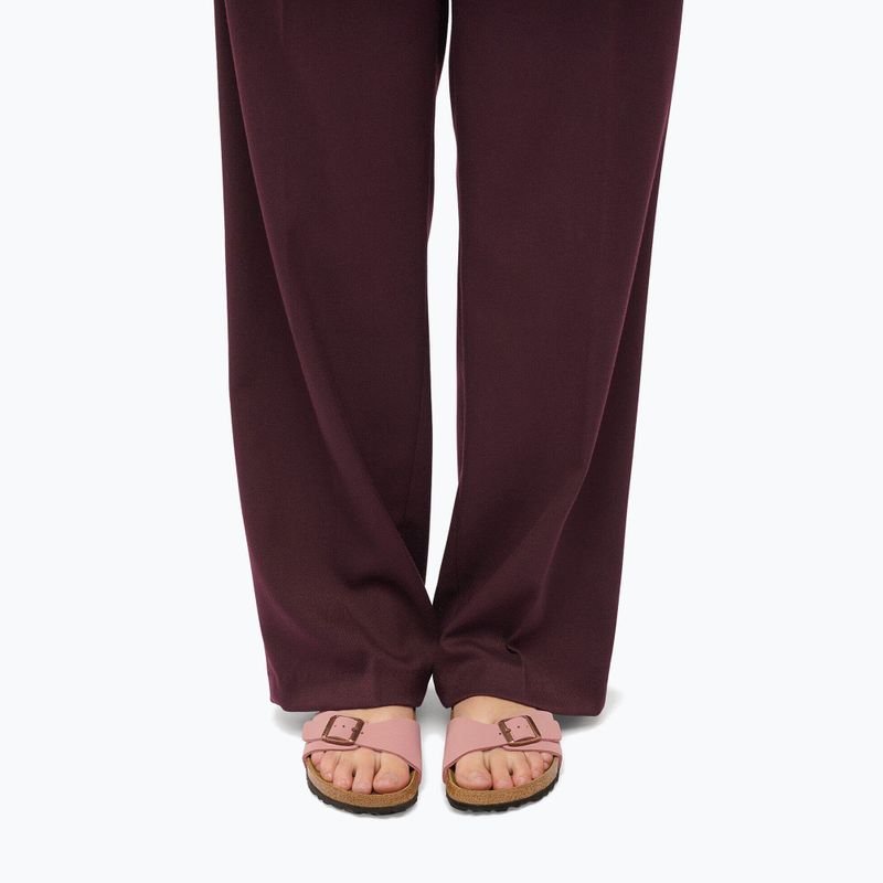 Moteriškos šlepetės BIRKENSTOCK Madrid Birkibuc Narrow rožinės molio spalvos 7