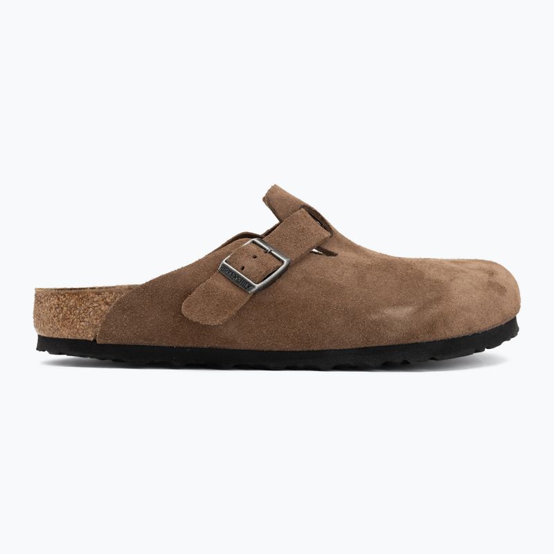 Šlepetės BIRKENSTOCK Boston Suede Leather dark tea 2