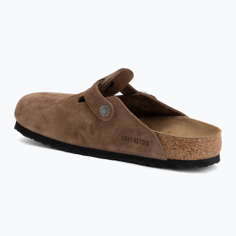 Šlepetės BIRKENSTOCK Boston Suede Leather dark tea 3