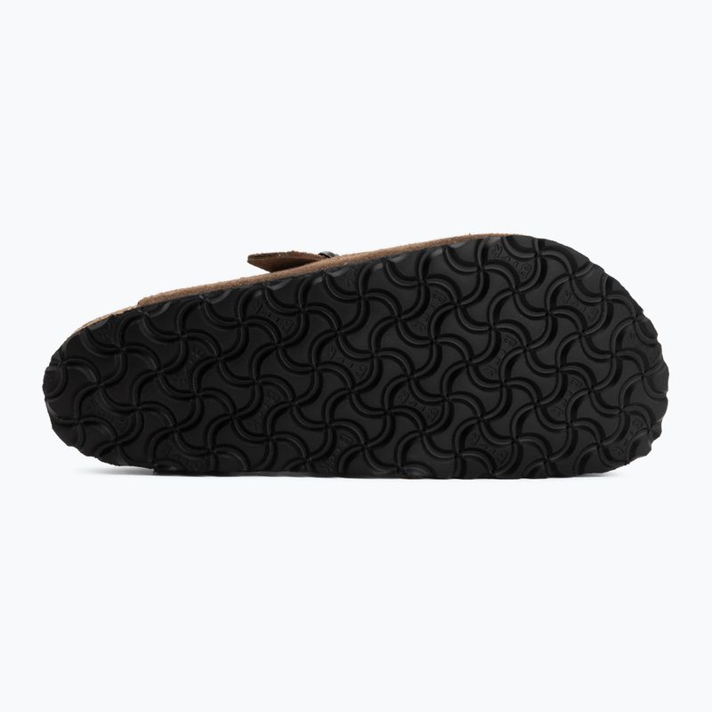 Šlepetės BIRKENSTOCK Boston Suede Leather dark tea 4