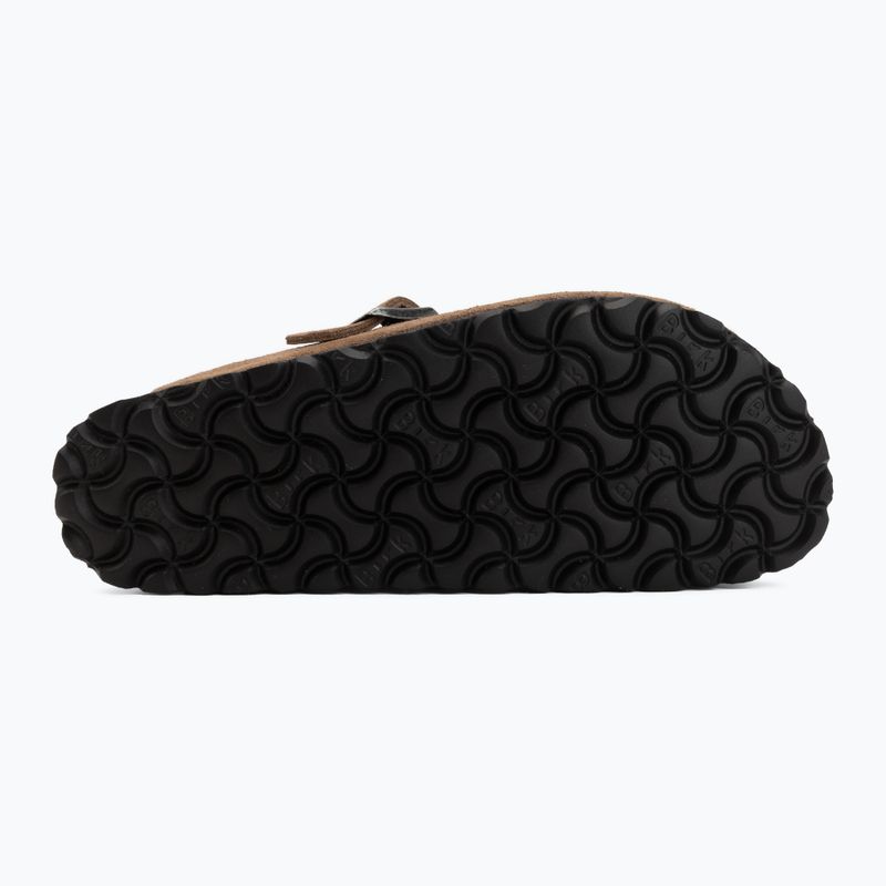 Šlepetės BIRKENSTOCK Boston Suede Leather dark tea 4