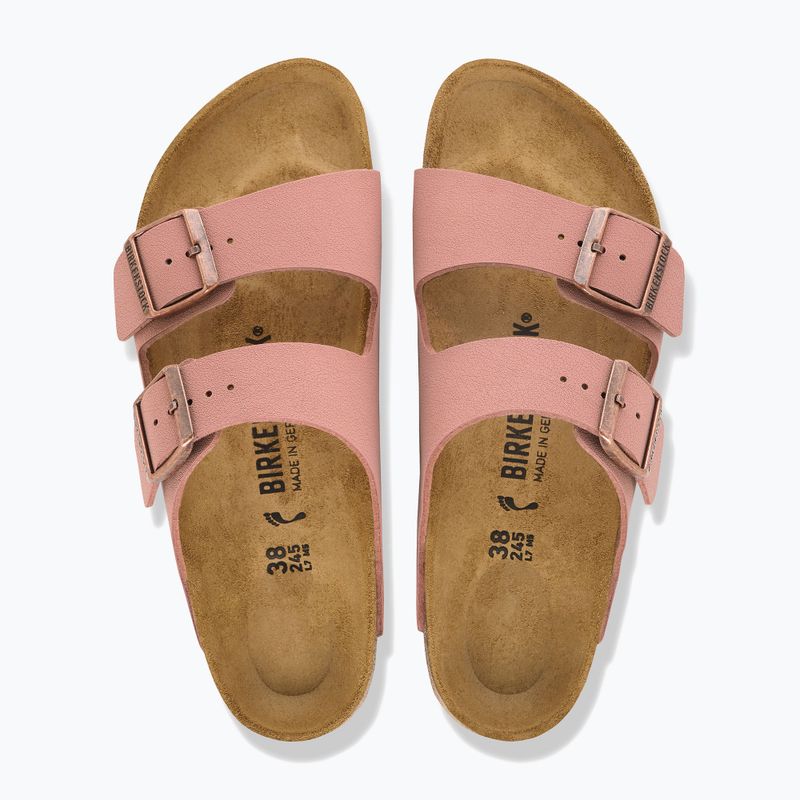 Šlepetės BIRKENSTOCK Arizona Birkibuc pink clay 3