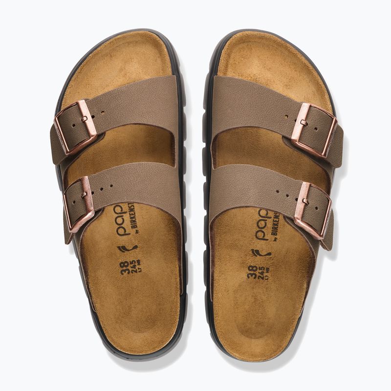 Šlepetės BIRKENSTOCK Arizona Chunky Birkibuc mocca 3