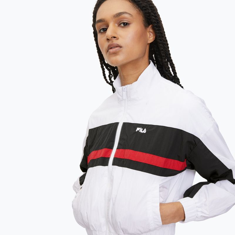 Moteriška striukė FILA Lubu bright white/black 4