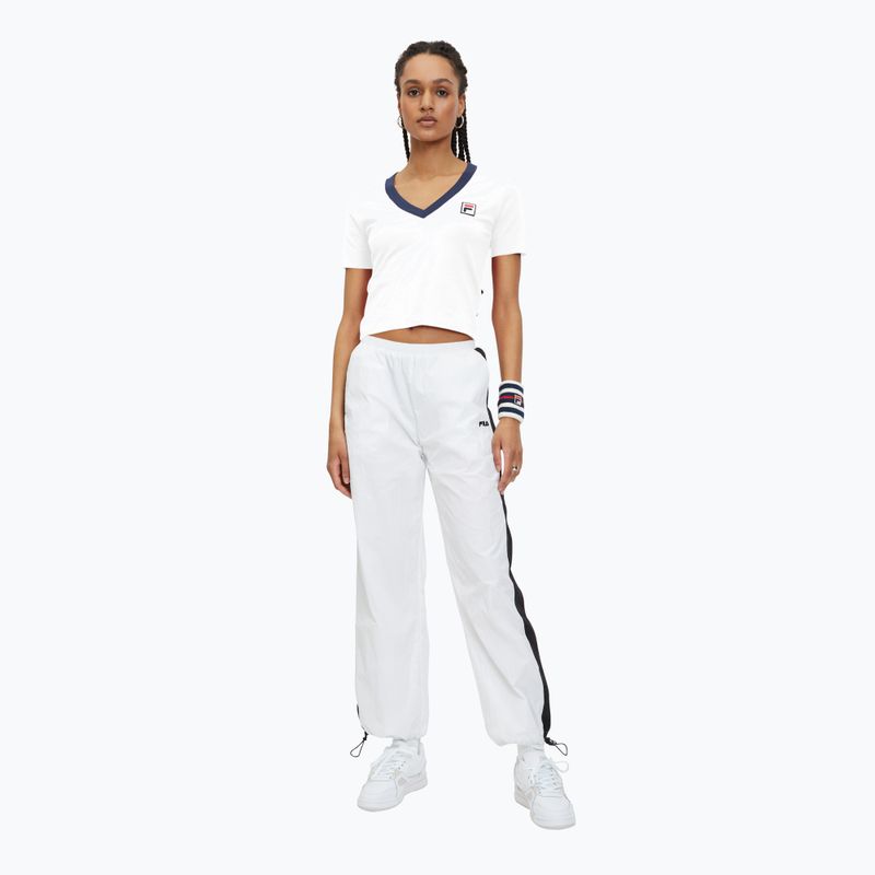 Moteriški marškinėliai FILA Ludhiana bright white 2