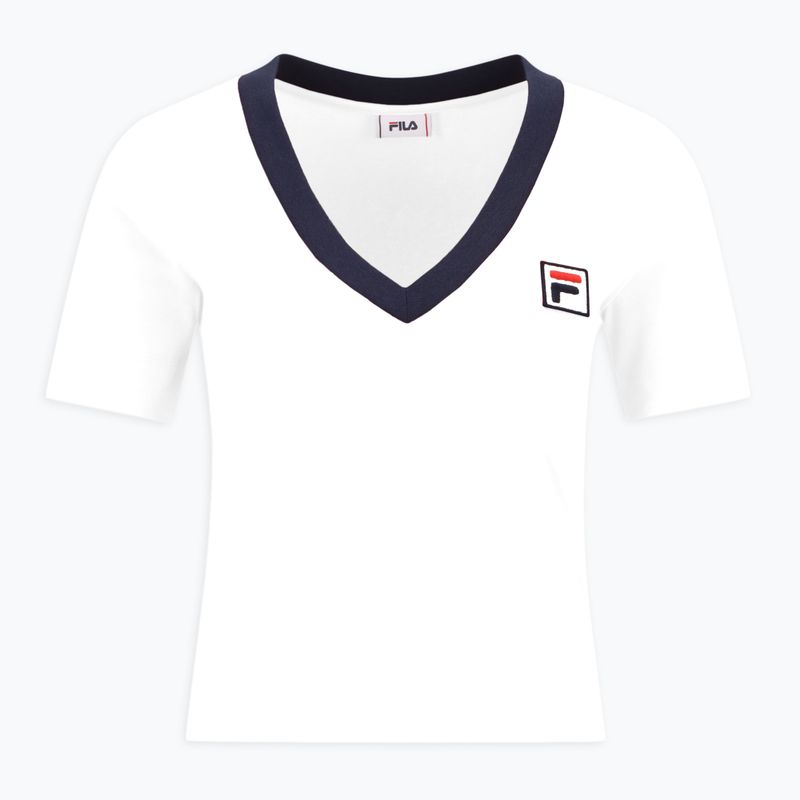 Moteriški marškinėliai FILA Ludhiana bright white 5