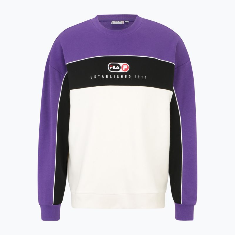 Vyriškas džemperis FILA La Paz Crew Sweat hellotrope/antique white/black